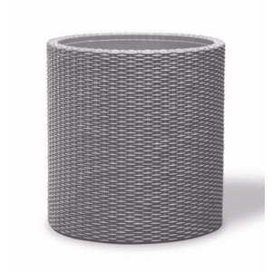 Kvetináč KETER Cylinder M Silver Grey vyobraziť