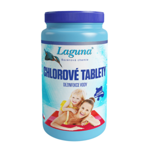 Tablety pre chlórovú dezinfekciu bazénovej vody LAGUNA Mini 1kg vyobraziť