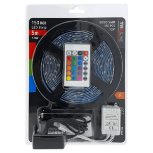 LED pásik 12V 5050 30LED/m IP65 18W TRIXLINE TR 644 RGB 5m vyobraziť