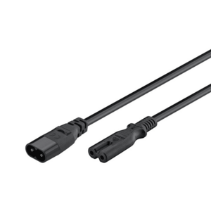 Kábel predlžovací C7/C8 GOOBAY 97201 2m Black vyobraziť