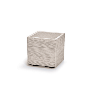 Kvetináč MADERA SQUARE ECO WOOD biely 28, 8cm vyobraziť
