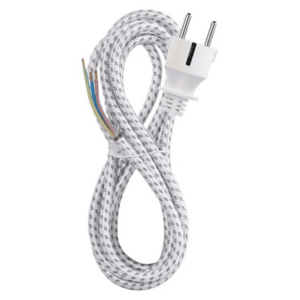 Flexo cord 3x0.75mm braided 2.4m EMOS S00003 for iron vyobraziť