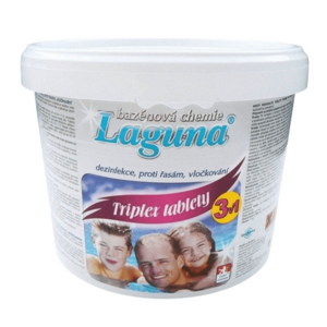Multifunkčné tablety pre chlórovú dezinfekciu bazénovej vody LAGUNA 3v1 Triplex 5kg vyobraziť