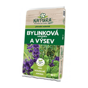 Záhradnícky substrát NATURA Bylinky a zelené korenie 10l vyobraziť