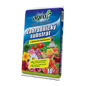 Záhradnícky substrát AGRO 10l vyobraziť