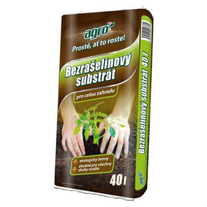 Bezrašelinový substrát AGRO 40l vyobraziť