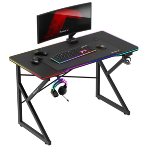 HUZARO Hero 1.7 RGB Black 120cm herný stôl vyobraziť