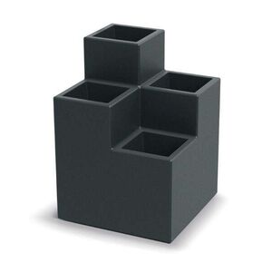 Kvetináč CUBLA STEPA QUATRO tmavosivý 58cm vyobraziť