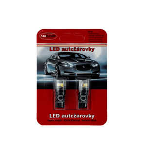 Autožiarovka LED T10 12V CARCLEVER 4LED 2835SMD biela 2ks vyobraziť