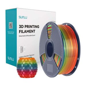 Filament SUNLU PLA Transparent 01 1kg Rainbow 1, 75mm vyobraziť