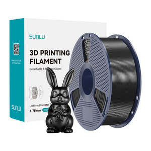 Filament SUNLU PLA+ Silk 1kg čierny 1, 75mm vyobraziť