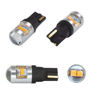 Autožiarovka LED T10 12/24V CARCLEVER 952034cbora 6LED/CSP CAN-Bus oranžová 2ks vyobraziť