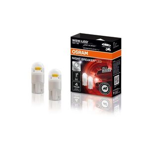 Autožiarovka LED 12V W5W OSRAM studená biela 2ks vyobraziť