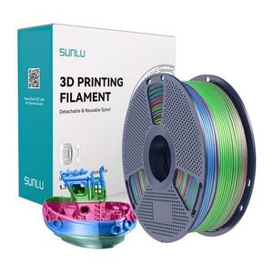 Filament SUNLU PLA+ Silk 06 1kg Rainbow 1, 75mm vyobraziť