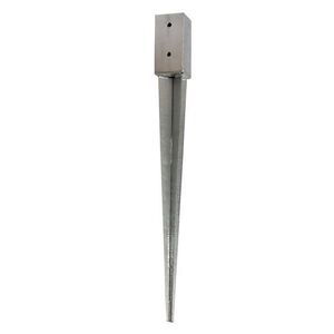 Štvorcová pätka 91x91x600mm s tŕňom vyobraziť