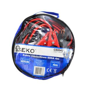 Káble štartovacie 600A 4m GEKO G80043 vyobraziť