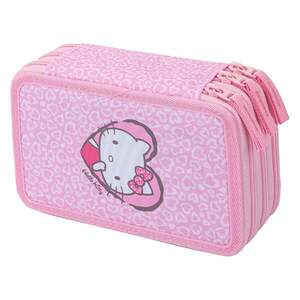 Trojposchodové puzdro na ceruzky BAAGL Hello Kitty Sweet Leopard vyobraziť