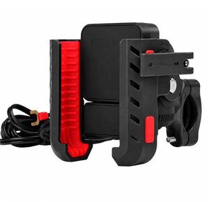 Vodotesný držiak na telefón na bicykel/motocykel CARCLEVER r16USBC s USB nabíjačkou vyobraziť