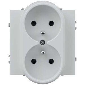 Dvojitá zásuvka DPM MOXY MOX1029W, biela vyobraziť