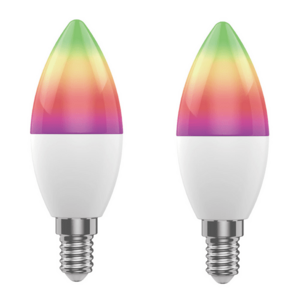 Smart LED žiarovka E14 5W RGB CCT WOOX R9075/2pack WiFi Tuya sada 2ks vyobraziť