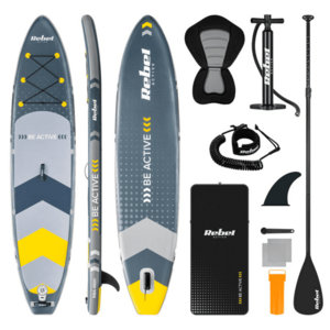 Paddleboard REBEL RBA-4501 Grey vyobraziť