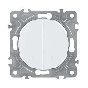 Vypínač ELECTROMALT OVAL OVA1009W biely vyobraziť