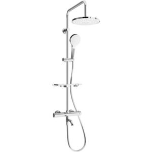 MEXEN/S - KT05 vaňový stĺp s termostatickou batériou, chróm / biela 779000593-00 vyobraziť