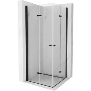 MEXEN/S - Lima Duo sprchovací kút 100 x 100, transparent, černá - 856-100-100-70-00-02 vyobraziť