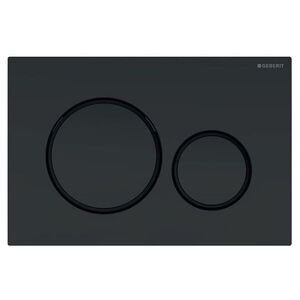 GEBERIT SIGMA20 ovládacie tlačítko, Easy-to clean, čierny mat 115.882.16.1 vyobraziť