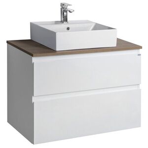 AQUALINE - ALTAIR Nábytková zostava do kúpeľne, šírka 87, 1 cm, biela/dub emporio AI290-01 vyobraziť