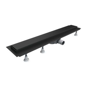 OMNIRES - LOWFIX lineárny sprchový odtok s pevnou mriežkou, 80 cm čierna /BLH/ LOWFIX80GBL vyobraziť