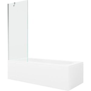 MEXEN/S - Vega obdĺžniková vaňa 180 x 80 cm s panelom + vaňová zástena 70, transparent, chróm 550118080X9507000001 vyobraziť
