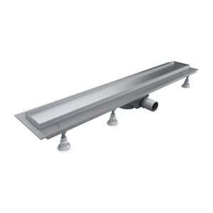 OMNIRES - LOWFIX lineárny sprchový odtok s krycou doskou pre dlažbu, 100 cm srebrny /SL/ LOWFIX100TSL vyobraziť