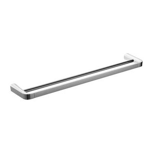 OMNIRES - SACO dvojitý vešiak na uteráky, 64 cm, chróm / biela lesk SA54226CRB vyobraziť