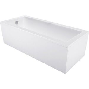 MEXEN/S - Cubik obdĺžniková vaňa 180 x 80 cm s panelom, biela 55031808000X vyobraziť