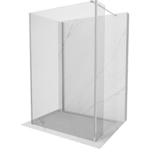 MEXEN/S - Kioto Sprchová zástena WALK-IN 100 x 70 x 30, transparent, chróm 800-100-070-221-01-00-030 vyobraziť