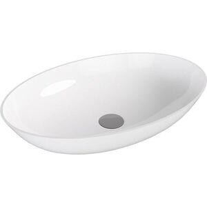 POLYSAN - BANERA OVAL umývadlo na dosku, liaty mramor, 60x40cm, biela 14397 vyobraziť