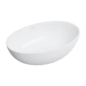 OMNIRES - SHELL M+ umývadlo na dosku, 50 x 32 cm, biela mat SHELL500UNBM vyobraziť