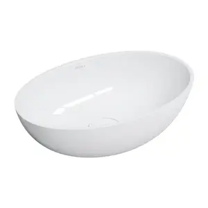 OMNIRES - SHELL M+ umývadlo na dosku, 50 x 32 cm, biela lesk SHELL500UNBP vyobraziť