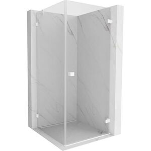 MEXEN/S - Lunar-B sprchovací kút dvere krídlové pravá 70 x 70, transparent, biela 832-070-070-20-00-P vyobraziť
