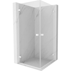 MEXEN/S - Lunar-B Duo sprchovací kút dvere krídlové 70 x 70, transparent, biela 832-070L-070P-20-00 vyobraziť