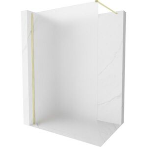 MEXEN/S - Kyoto-X Sprchová zástena WALK-IN 60 x 200, dekor 10 mm, zlato kefovaná 800-060-101-55-30-X vyobraziť