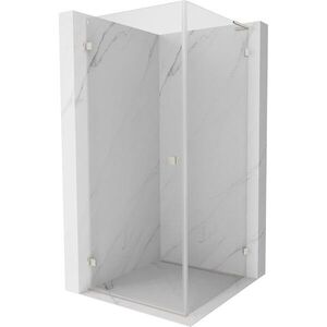 MEXEN/S - Lunar-B L sprchový kút dvere krídlové ľavá 70 x 70, transparent, nikel kartáčovaný 832L-070-070-97-00-L vyobraziť