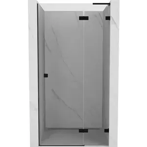 MEXEN/S - Lunar L sprchové dvere krídlové pravé 80, transparent, čierna 834L-080-000-70-00-P vyobraziť