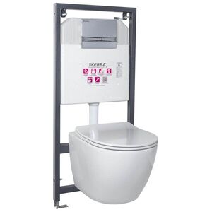 KERRA - Inštalačný set WC Delos/Adriatic CHR 5907548115867 vyobraziť