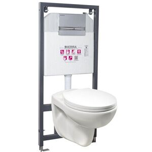 KERRA - Inštalačný set WC Doris/Adriatic CHR 5907548117922 vyobraziť