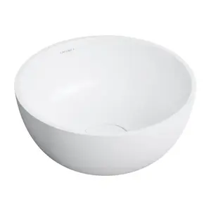 OMNIRES - SHELL M+ umývadlo na dosku, O35 cm, biela mat SHELL350UNBM vyobraziť