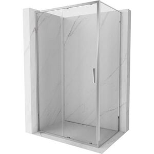 MEXEN/S - Exo sprchovací kút, posuvné dvere 155 x 85, transparent, chróm 8151-155-085-01-00 vyobraziť