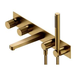 OMNIRES - CONTOUR vaňová batéria 5-otvorová podomietková zlatá kartáčovaná /GLB/ CT8037/1GLB vyobraziť