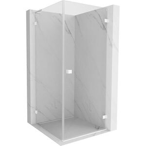 MEXEN/S - Lunar-B L sprchový kút dvere krídlové pravá 70 x 70, transparent, biela 832L-070-070-20-00-P vyobraziť